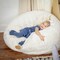 Flash Furniture Bean Bag Chair, White Back, 30 in W 30" L 18" H DG-BEAN-SMALL-FUR-WH-GG - alternate 8